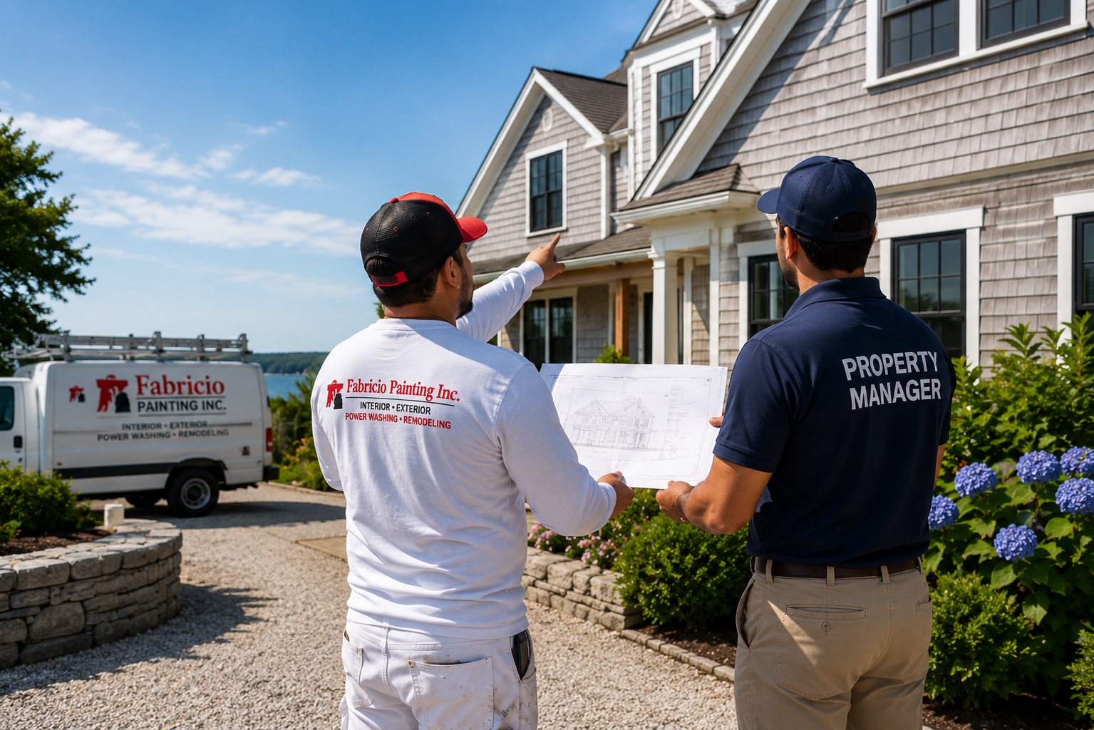 Professional interior repainting and trim painting by Fabricio Painting in Cape Cod