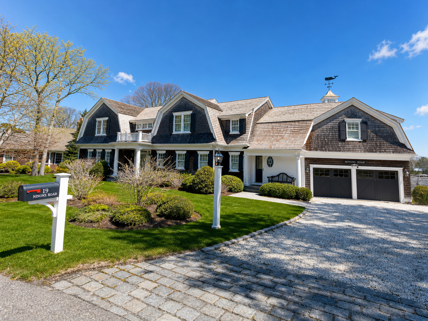 Exterior house painting on a Cape Cod home by Fabricio Painting