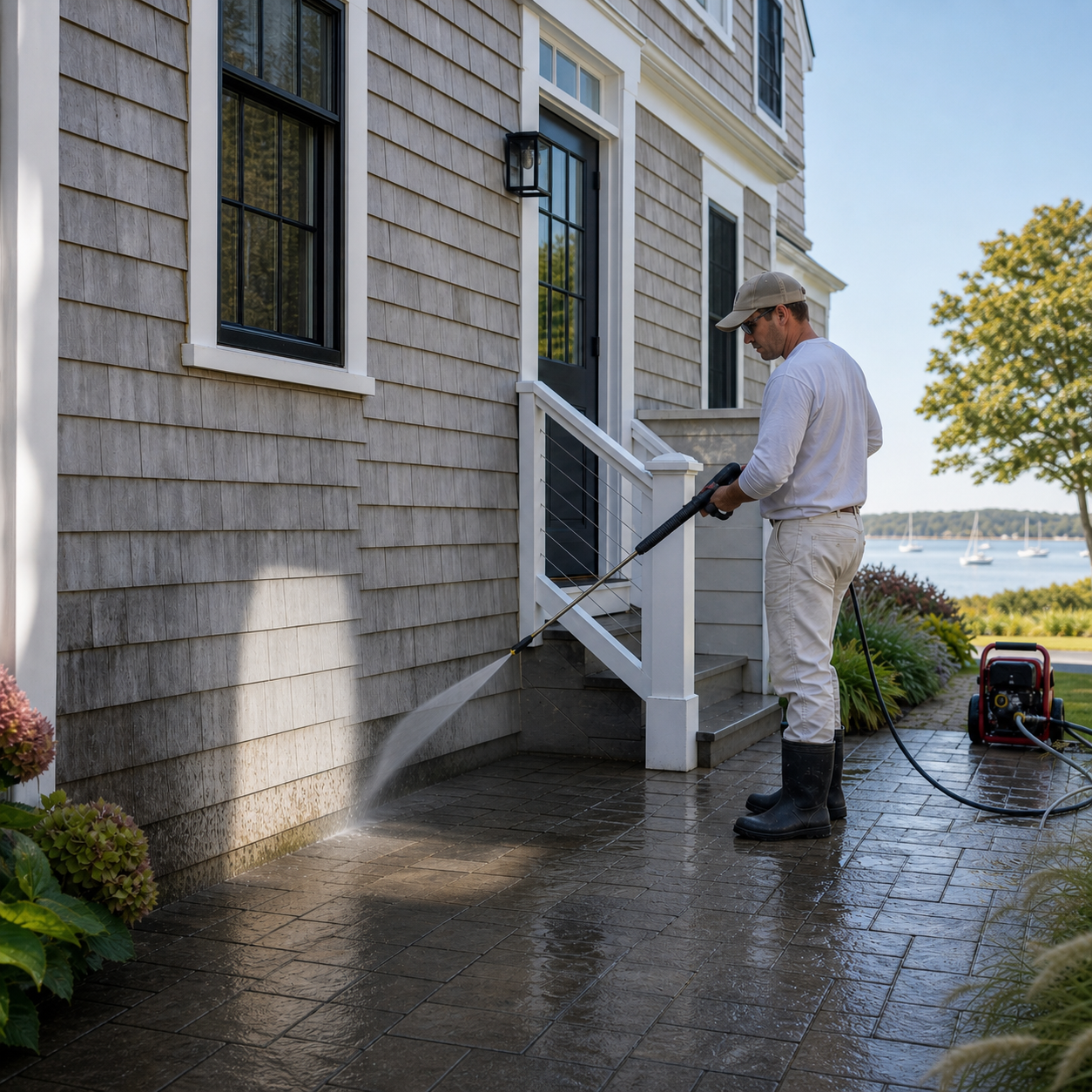 Pressure Washing Service on Cape Cod