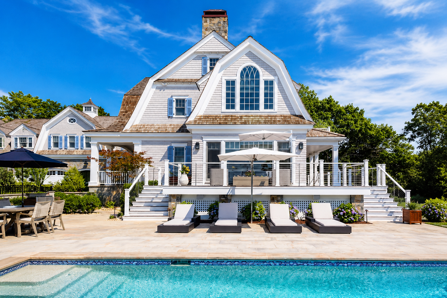 Luxury Cape Cod home painted by Fabricio Painting