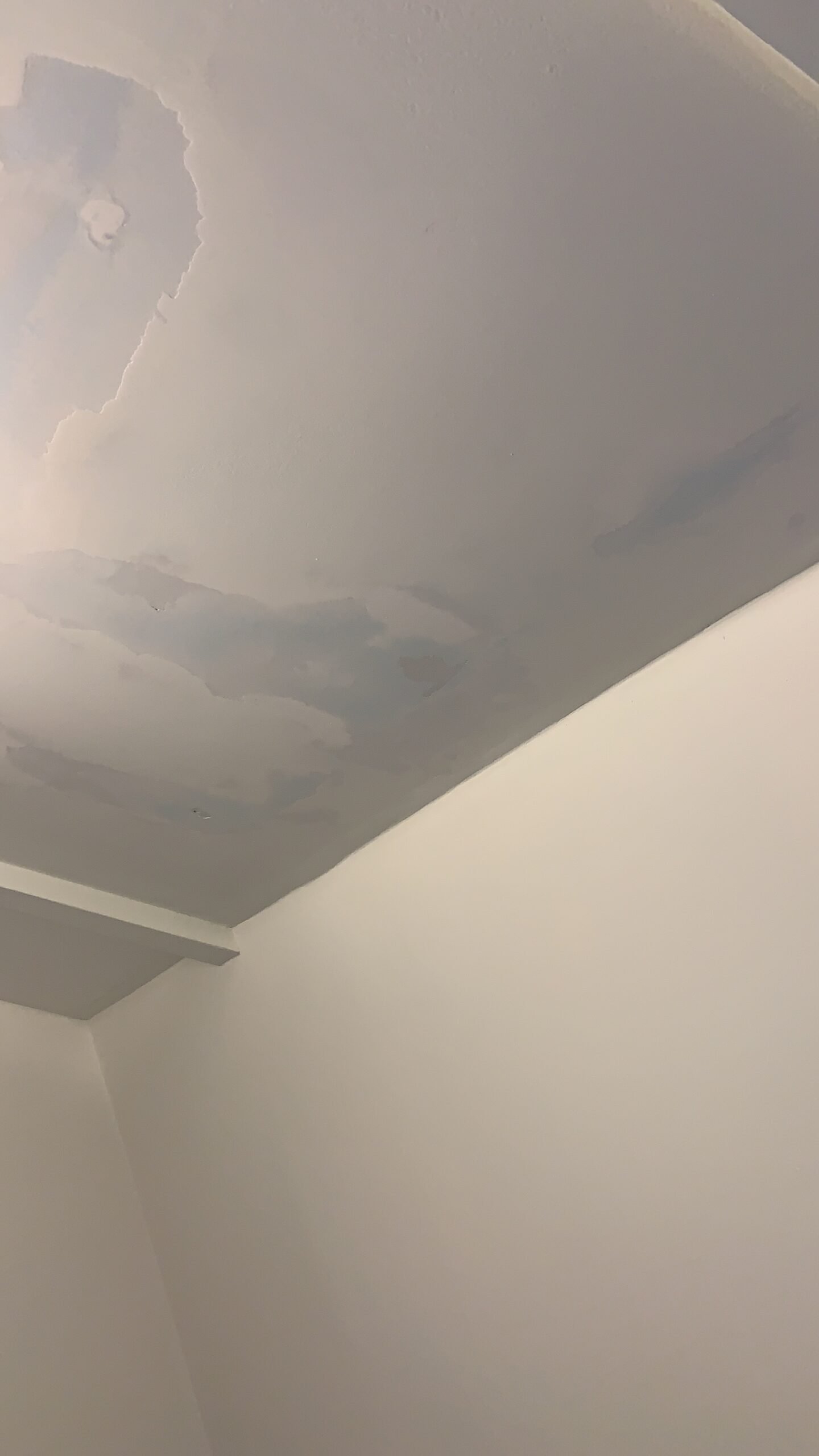 Drywall and ceiling patch repair by Fabricio Painting on Cape Cod